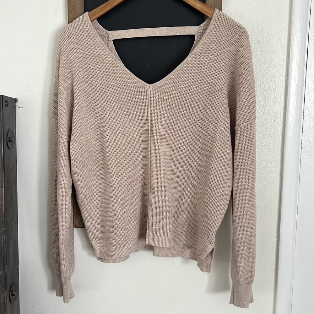 Hippie Rose waffle knit sweater